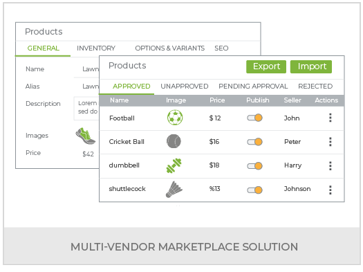 Create a Sporting Goods Multi Vendor Marketplace