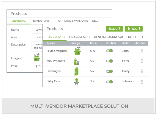 Create Online Grocery Marketplace