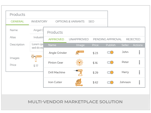 Create Industrial Goods Multi Vendor Marketplace