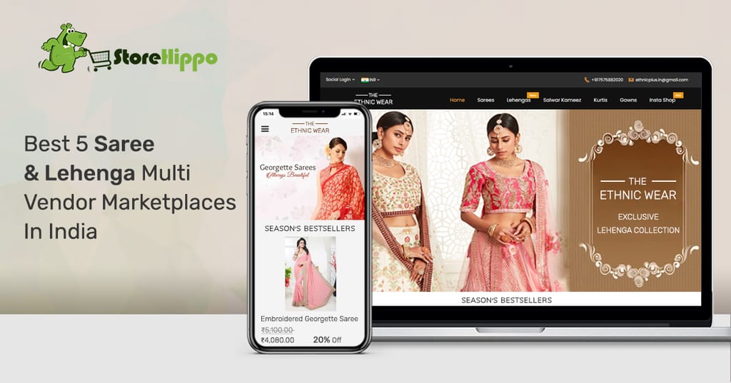 top-5-saree-and-lehenga-multi-vendor-marketplaces-in-india