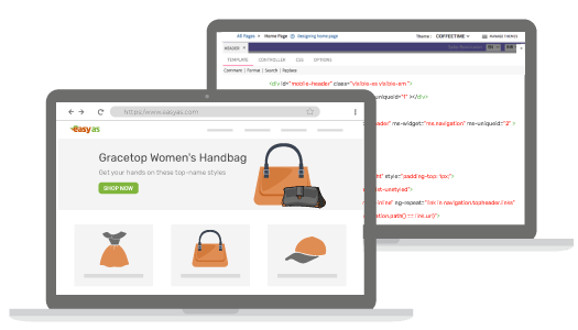 Easily customizable backend and frontend of an online store powered by StoreHippo best ecommerce platform.