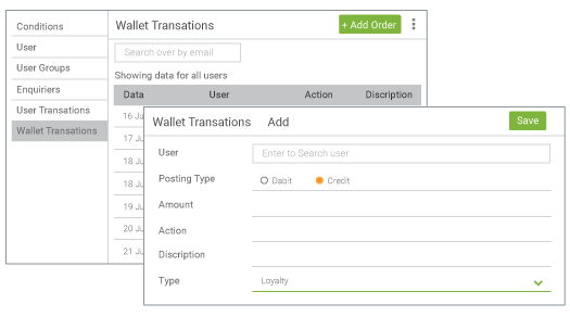 Wallet Transactions