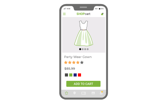 Easily customizable beautiful mobile commerce store powered by StoreHippo’s inbuilt drag and drop theme design tools.