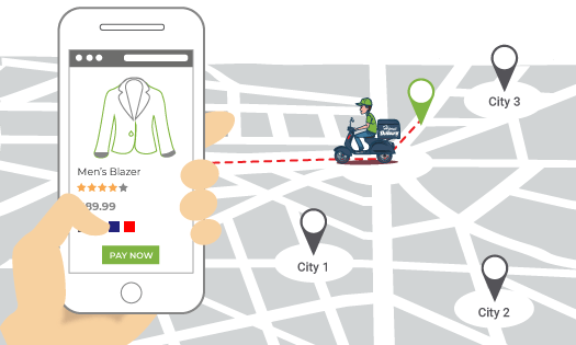 StoreHippo enterprise ecommerce platform offering mobile app & Google map for online stores to enhance hyperlocal ecommerce solution.