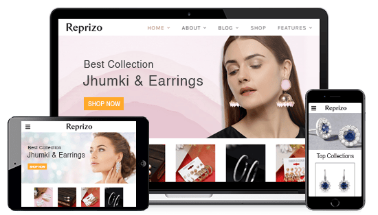 Multi-device optimized online fashion accessories store powered by StoreHippo ecommerce platform