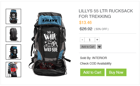 Product page of an online merchandise store built with StoreHippo ecommerce platform.