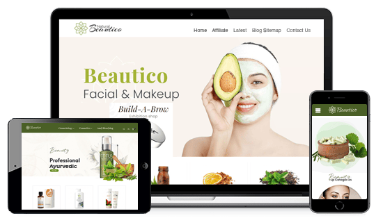Device optimised online ayurvedic products store designed using customizable themes offered by StoreHippo