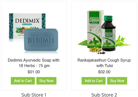 StoreHippo ecommerce platform powers multi-vendor & multi-store ecommerce solution for online ayurvedic medicine store.