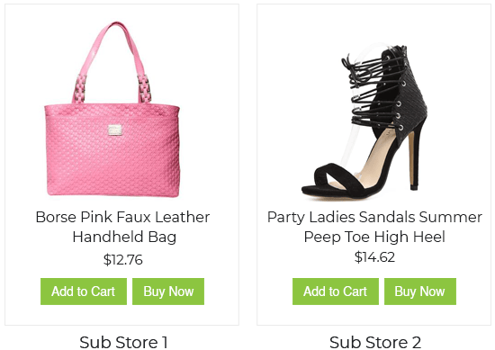 Create multiple sub-stores for selling women's fashion online using StoreHippo ecommerce platform.