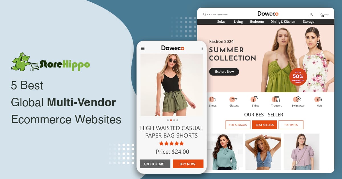 Top 5 International Multi-Vendor Ecommerce Websites 2024 | StoreHippo