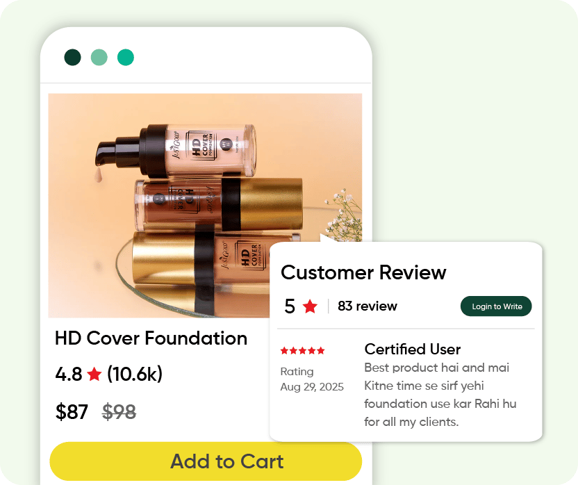 Seller Comparison and Ratings