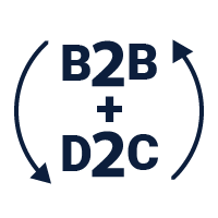 B2B+ D2C Hybrid Marketplace