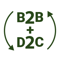 B2B+ D2C Hybrid Marketplace