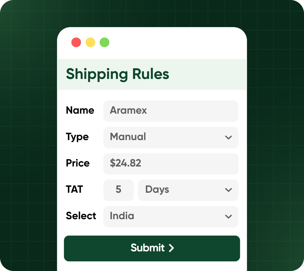 Configurable Shipping Rules Engine
