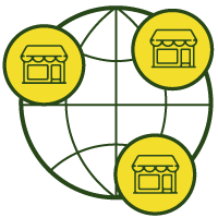 Global Multi-Store and Multi-Location Networks