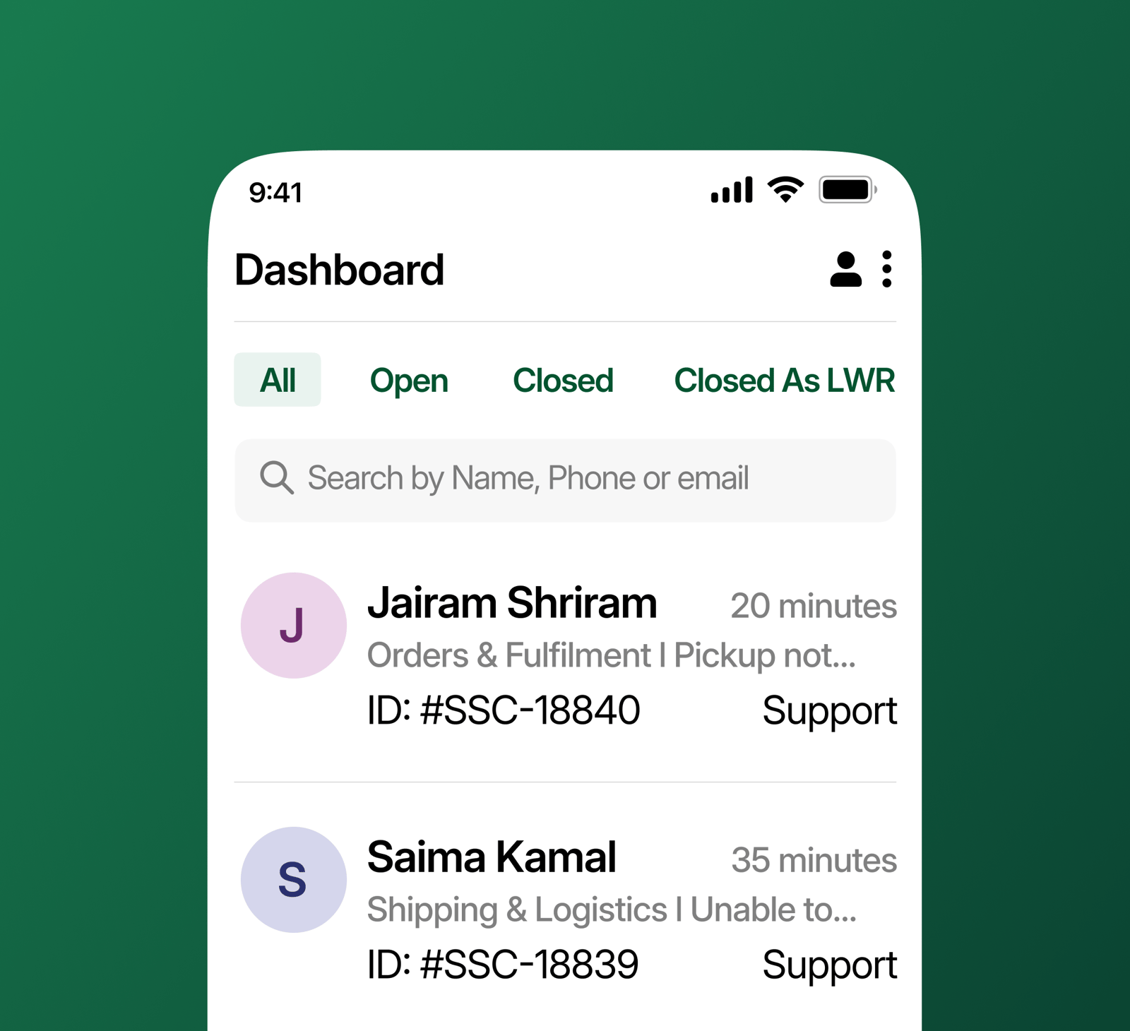 Unified Conversation Dashboard Unified Conversation Dashboard