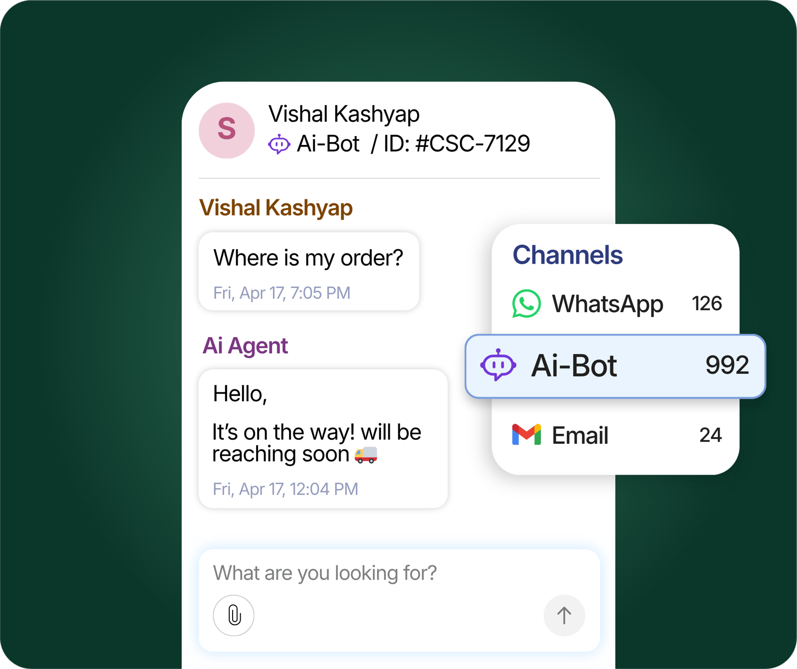 AI-Powered Unified Conversation Dashboard