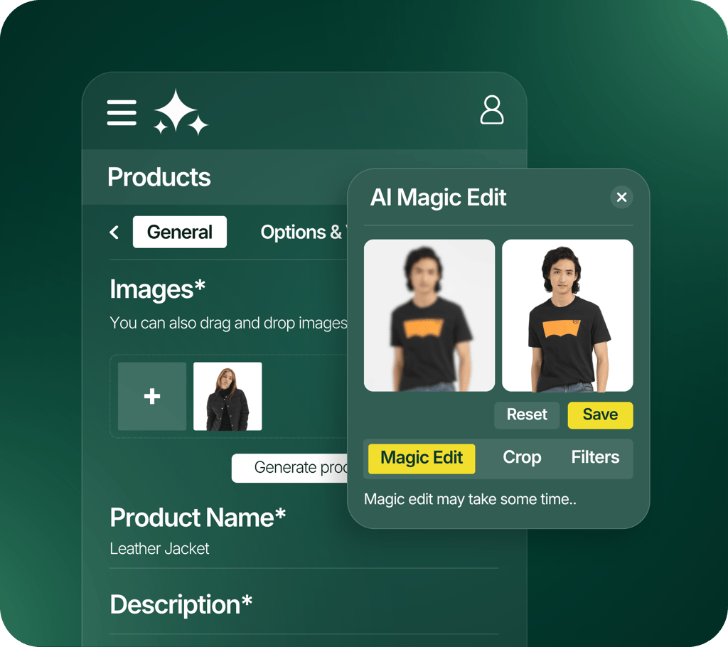 AI Cataloging & Image Edit