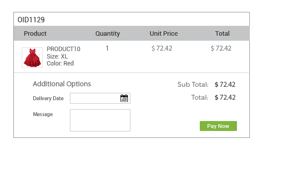 StoreHippo powered  order management system's feature to collect additional details about order delivery, timing etc.
