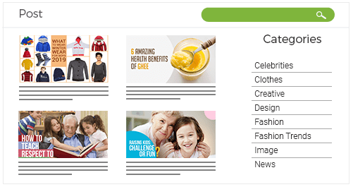 StoreHippo's inbuilt blog engine  with feature to create any number of blog categories.