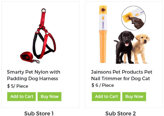 StoreHippo ecommerce platform powers multi-vendor & multi-store ecommerce solution for pet products store.
