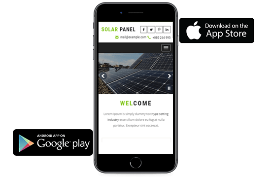 StoreHippo ecommerce platform helps in building Android and iOS mobile apps for online solar panels & solar products store.