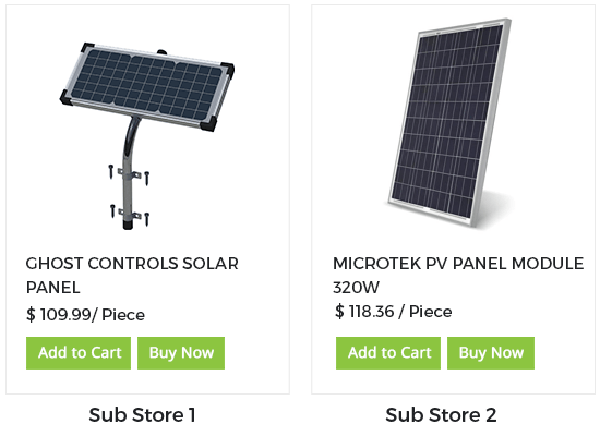 StoreHippo ecommerce platform powers multi-vendor & multi-store ecommerce solution for solar products.