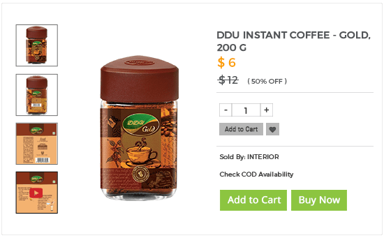 Product page of an  online grocery store built using StoreHippo ecommerce platform.