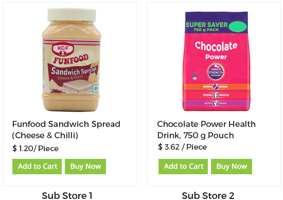 StoreHippo ecommerce platform powers multi-vendor & multi-store ecommerce solution for online grocery store.