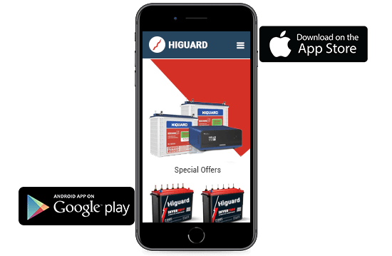 Android and iOS mobile apps for online inverter & battery store built using StoreHippo ecommerce platform.