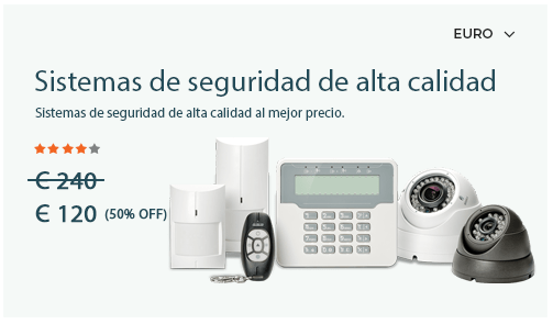 Multilingual ecommerce store for Security systems built using StoreHippo ecommerce platform.