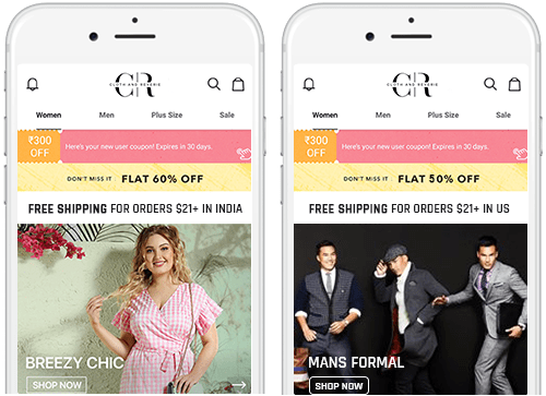StoreHippo B2C ecommerce platform's inbuilt discount engine to create multi level discounts and coupons.